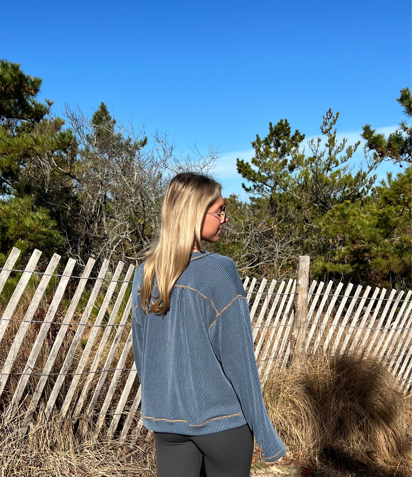 Breezy Oversized Ribbed Top