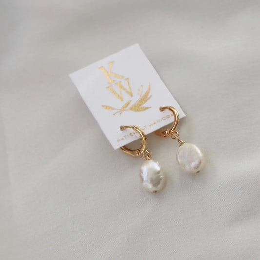 Pearl Nugget Earrings